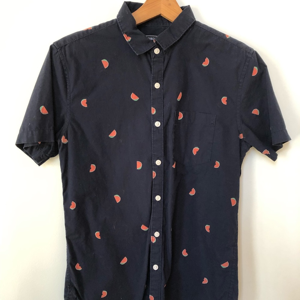 Cute print Forever 21 button down